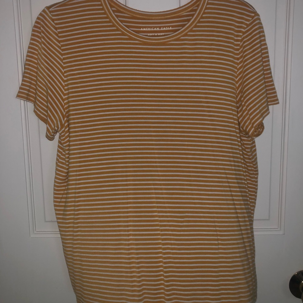 Striped American Eagle Soft and Sexy Shirt